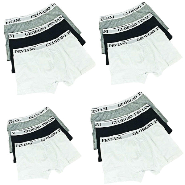 Boxer Shorts Georgio Peviani Underwear Mens Seamless Trunks Briefs Underpants 3P - Georgio Peviani