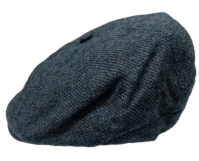 Peaky Blinders Newsboy Hat Gatsby Cap Flat Tweed herringbone 8 Panel Baker Boy - Georgio Peviani