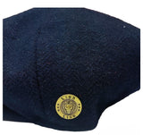 Mens Herringbone Hat 8 Panel Flat Cap Peaky Blinders Newsboy Tweed Baker Boy Gatsby 100% Wool Hat - Georgio Peviani