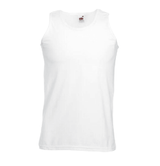 Mens Vests Top Plain Tank Fruit Of The Loom Athletic Gym Training T Shirt Vest Casual Wear Shirt - Georgio Peviani