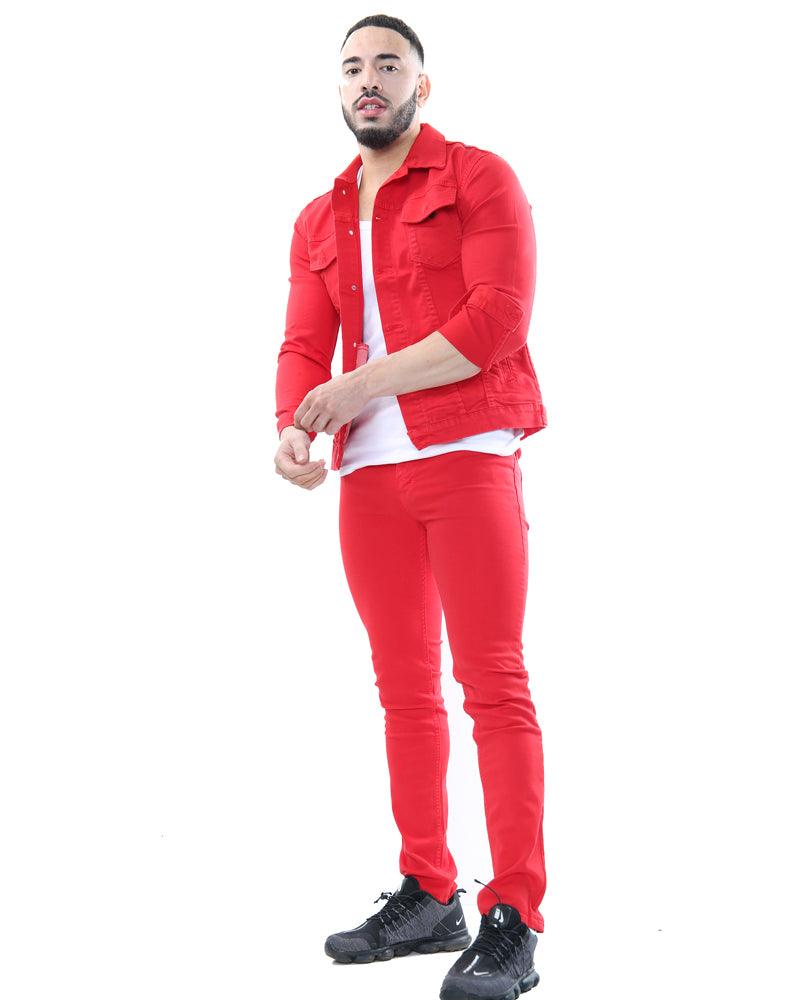 GP Red Denim Jacket