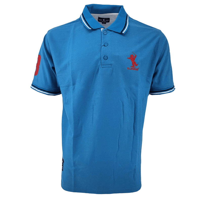 Mens Polo Shirt T-Shirt Top Tee Men Short Sleeve Tops Contrast Colours S M L XL XXL